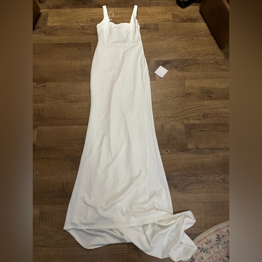 Lulus Regal Classic White Sleeveless Twist-Back Maxi Dress - Picture 4 of 6